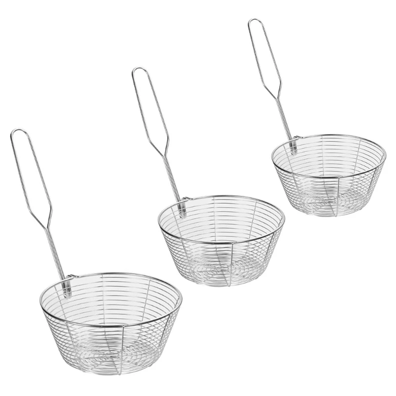 Practical Ladle with Hook Convenient Draining Ladle Long Lasting Kitchen Mesh Spoon Perfect for Kitchen and Dining Dropship