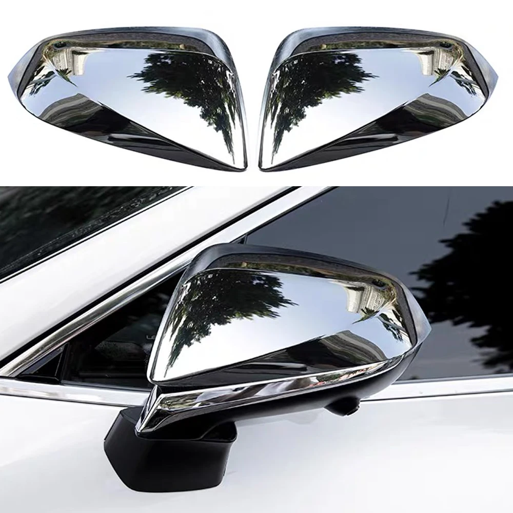 

Side Rearview Mirror Decoration Cover Trim Sticker Styling For Lexus NX 260 300h 350h 2020-2022 ABS Carbon Fiber Car Accessories