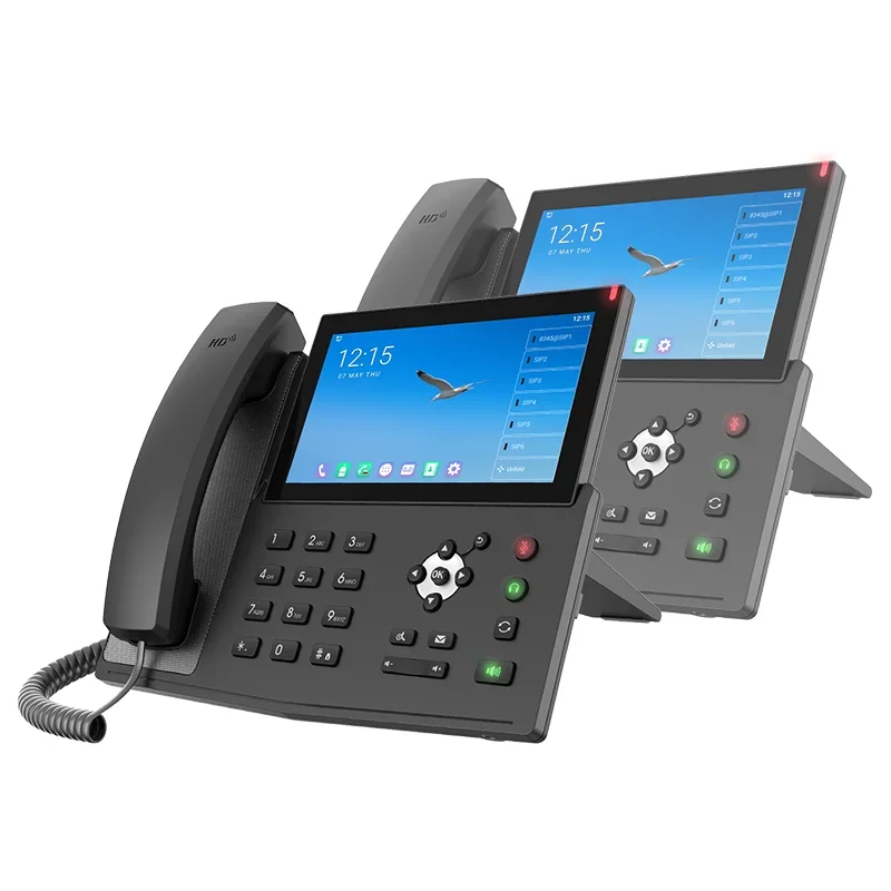 IP Phone Wifi SIP Business with 20 SIP Account Large Display for Office Hotel Use IP Phones Voip Products