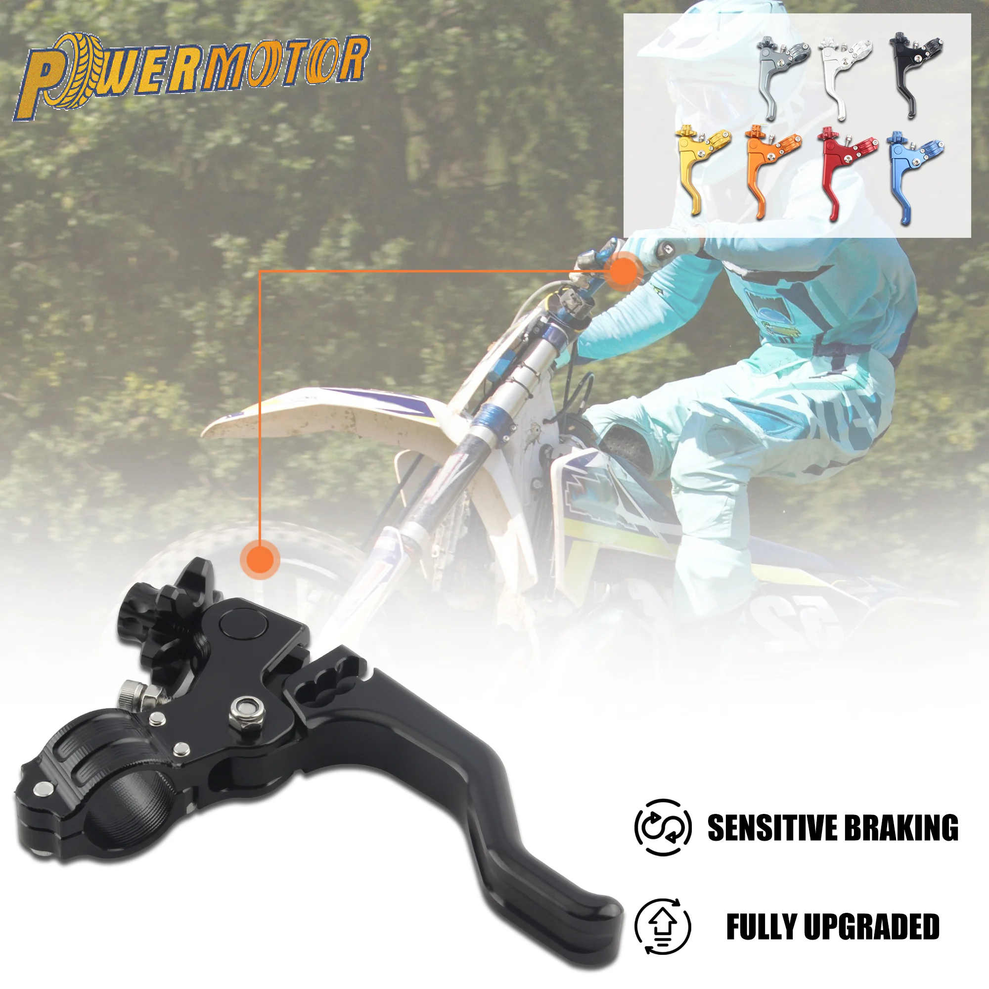 7/8 "22 مللي متر العالمي للدراجات النارية قصيرة مخلب رافعة لسوزوكي KTM ياماها هوندا Husqvarna كاواساكي تعديلات موتو اكسسوارات #1