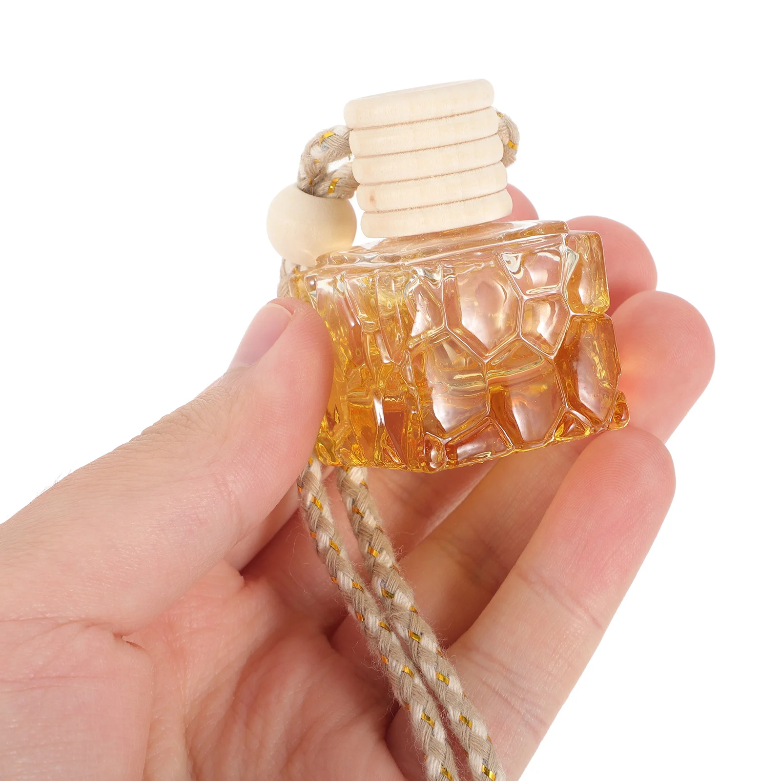 

5Pcs Car Hanging Perfume Bottles Mini Size Aromatherapy Pendant for Car Air Freshener Decorative Essential Oil Diffuser Hanging