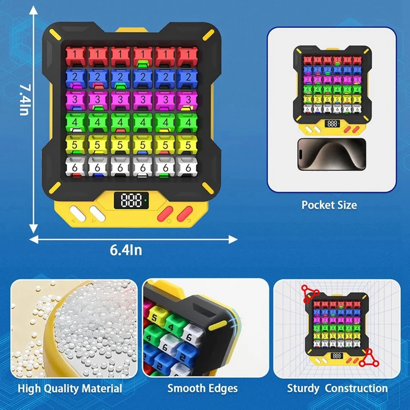 ABUM-juegos de rompecabezas de Sudoku inteligentes, juego de rompecabezas electrónico de Sudoku, juguetes más de 3500 desafíos, rompecabezas, juegos de rompecabezas, regalo para niños