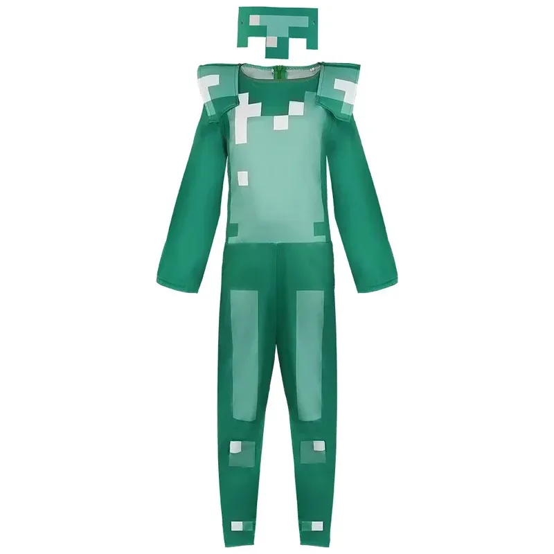 Игры Пурим, детский лучший подарок, алмазная доспехи, Алекс, игровой персонаж, набор для косплея Стива, костюмы для вечеринки на Хэллоуин для мальчиков yi; 4