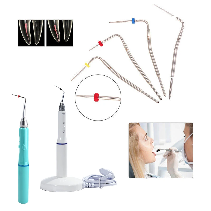 de ntal Gutta Percha Tooth Gum Cutter Endo Gutta Cutter Gutta Percha Dissolved Breaker Cutter 4 Tips Tooth Whitening