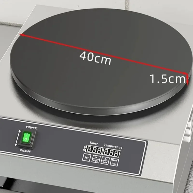 Commercial Induction Pancake Maker Desktop Electric Griddle Stall Use Multigrain Jianbing Crepe Making Machine
