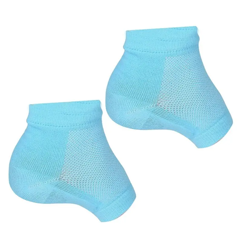 A67P-1 Pair Invisible Height Increase Socks Gel Heel Pad Orthopedic Arch Support Heel Cushion Soles Insole Unisex