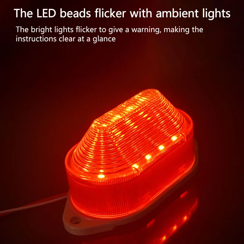 LED small stroboscopic warning light 24V220V flashing light flash light sound buzzer alarm light LTE-5051J