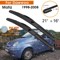 Car Wiper For Daewoo Matiz 1998-2008 Windshield Rubber Silicon Refill Front Window Wiper 21