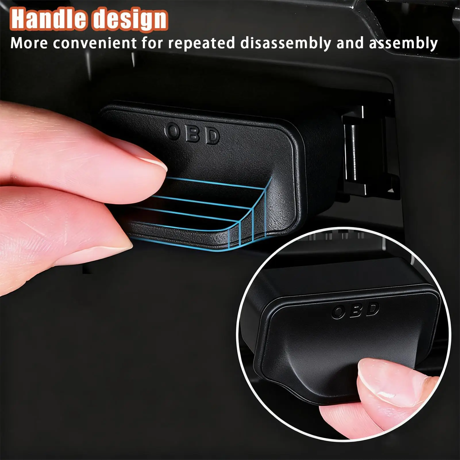 1PC Silicone Car Ob…