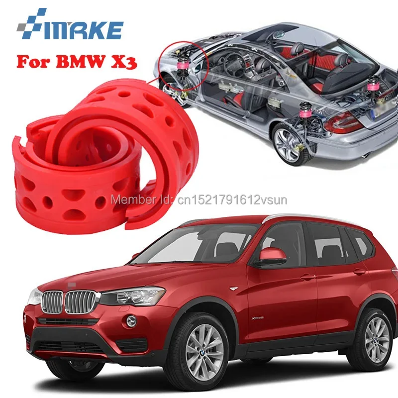 smRKE For BMW X3 High-quality Front /Rear Car Auto Shock Absorber Spring Bumper Power Cushion Buffer