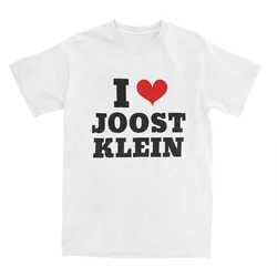 2024 Trendy Hot Selling Items Men Women Shirt I Love Joost Klein Stuff Vintag Short Sleeve Singer T Shirt O Neck Clothes Classic