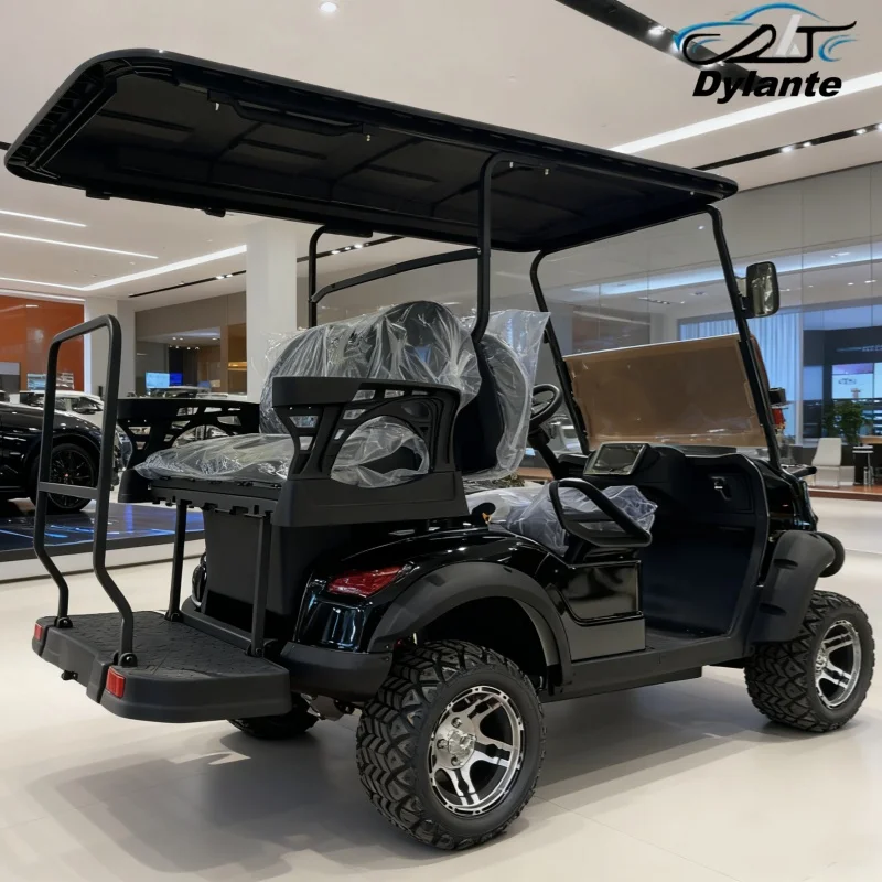 تاجر مزرعة صغيرة 2 4 6 مقاعد 4000/5000/7000 واط 60 فولت 72 فولت ليثيوم فائدة مركبة رخيصة عربة جولف كهربائية مع الإطارات على الطرق الوعرة #1