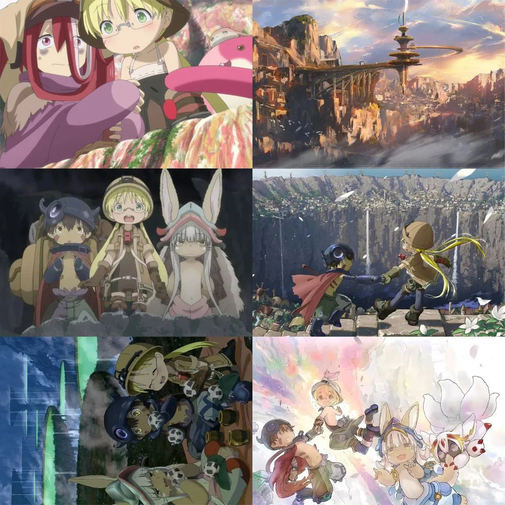 10/30/60 piezas de pegatinas de anime Made In Abyss Riko ‌ Reg pegatina de dibujos animados Scrapbooking equipaje portátil teléfono lindo Fapta ‌   Calcomanía de Prushka