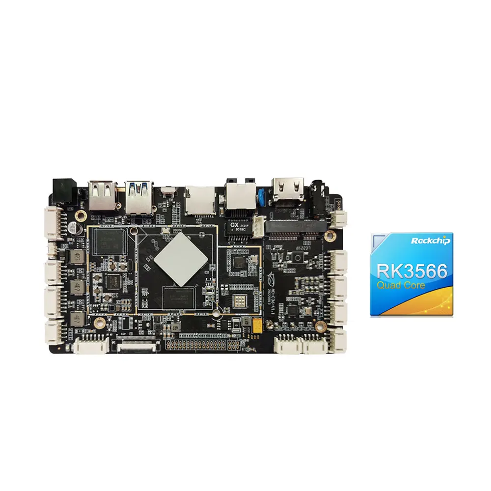ROCKCHIP RK3566 أندرويد مجلس اللوحة الأساسية الذاكرة 2GB 1TOPS مع 10/100M منفذ إيثرنت التكيف HD 4K المطور AI لعلبة الصندوق