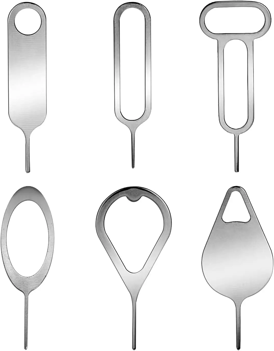 

6-Piece SIM Card Ejector Tool Kit for Smartphones, Tablets, and Mobile Devices