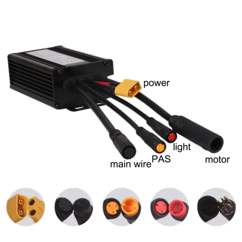 

AED2-для Sinewave бесщеточный контроллер двигателя 36 В/48 В 250-350 Вт 500 Вт 22 А водонепроницаемый контроллер электровелосипеда