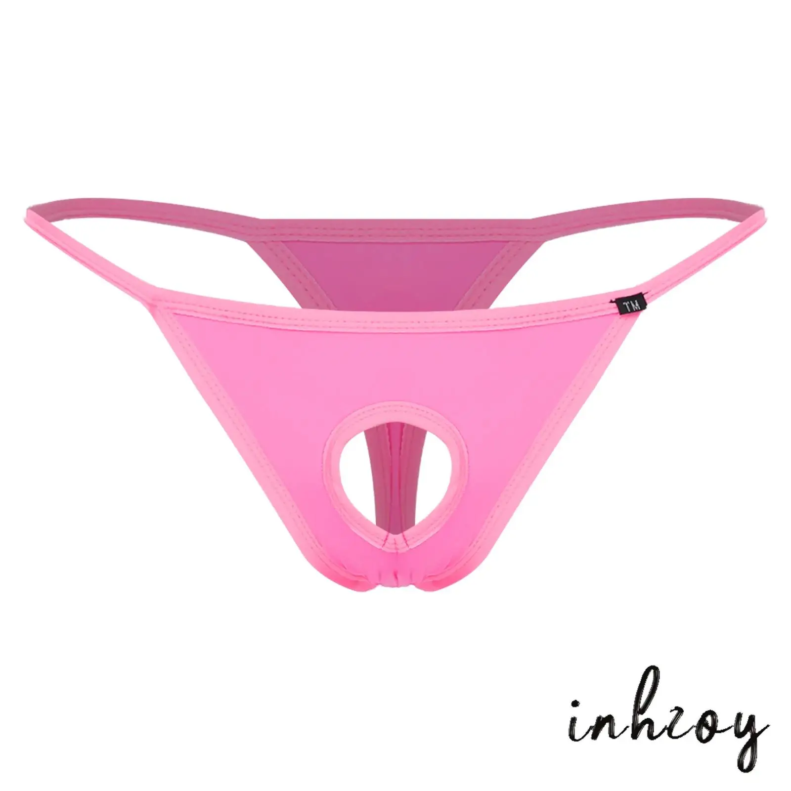 

Adults Mens Low Rise Thong Underpants Hollow-out Bulge T-back Micro Briefs Underwear Lingerie for Couple Games Anniversary