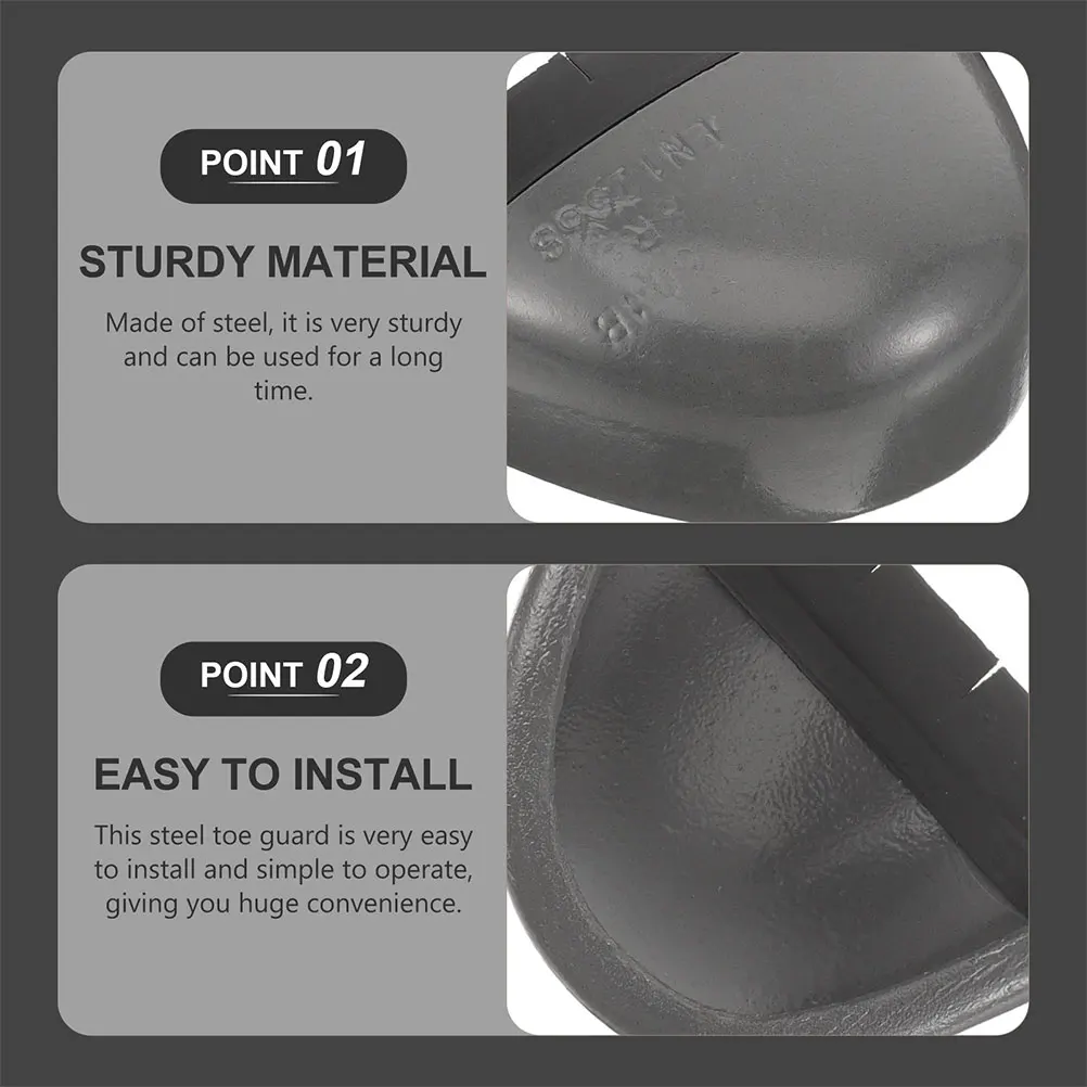 

Safety Caps Anti Smash Shoe Covers Size 40 Work Toe Guards Men Labor Protection Construction Factory Use