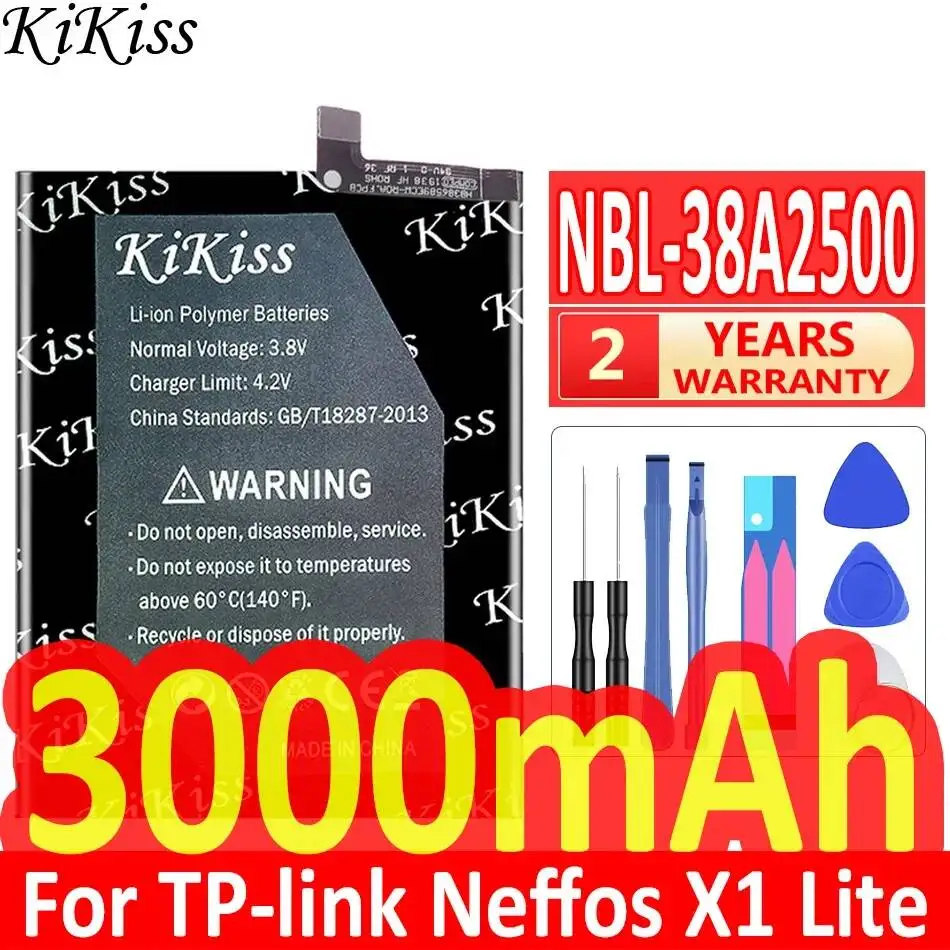 

High-Capacity 3000mAh Nbl-38A2500 For TP-Link Neffos X1 Lite TP904A TP904C Mobile Phone Battery