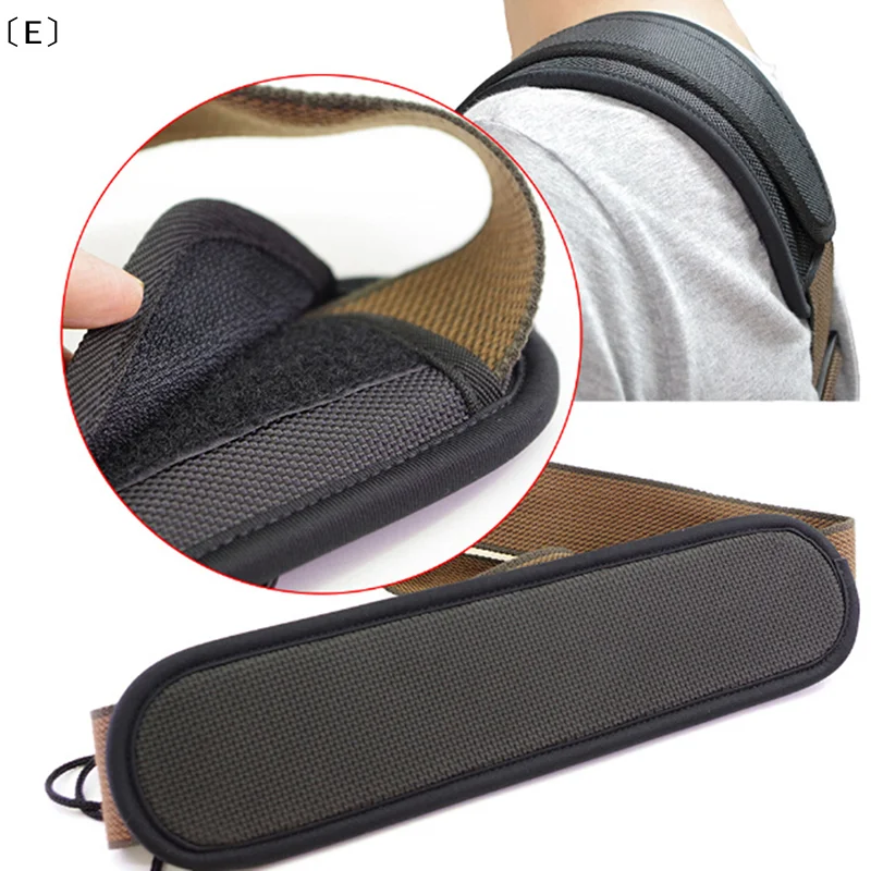 〔E〕Guitar Strap Shoulder Pad Adjustable Padded Black for Acoustic Electric Guitar  〔Winter5〕