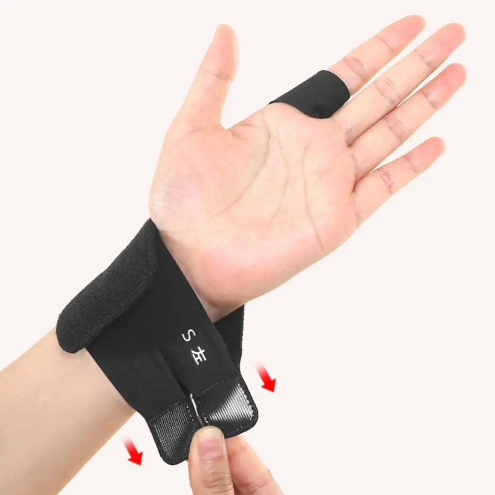 

Knob Adjustment Finger Corrector Traction Breathable Finger Fixing Straightener Sports Injury Daily Finger Trainer Splint