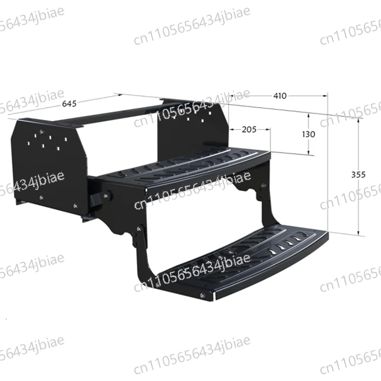 Outdoor Aluminum Alloy Steel RV Stairs Drop Folding  Manual for Camper Motorhome Trailers Caravan