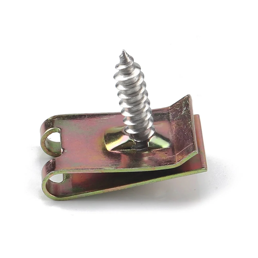 

170pcs U Nut Fastener Manganese Steel Spire U Clip For Car Trim Panel Bumper Wiring Dashboard Mounting Chassis Parts