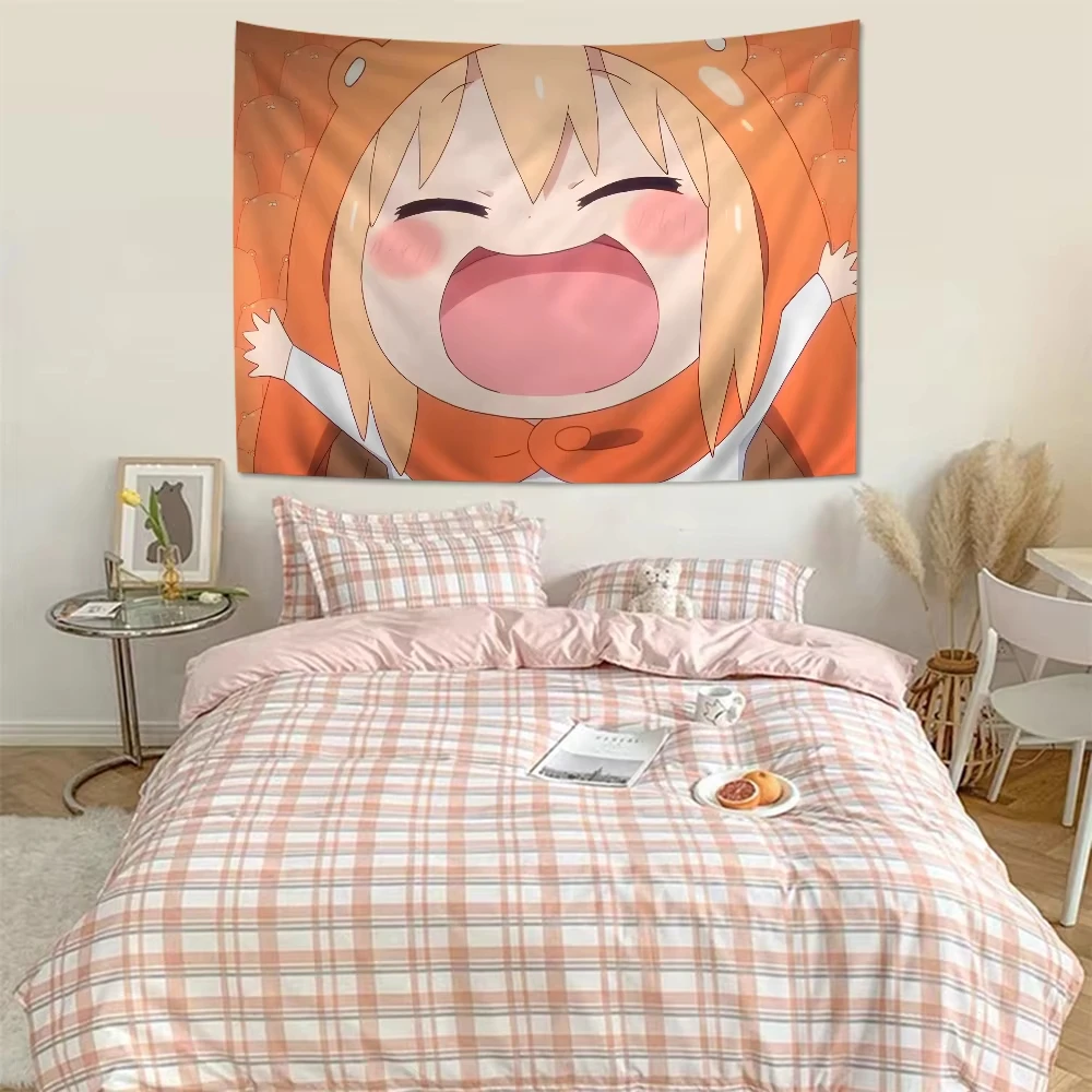 لطيف أومارو تشان لتقوم بها بنفسك قماش مزخرف جداري الهبي زهرة جدار السجاد النوم ديكور جدار ديكور فني غرفة المعيشة الديكور غرفة نوم قماش صوفي