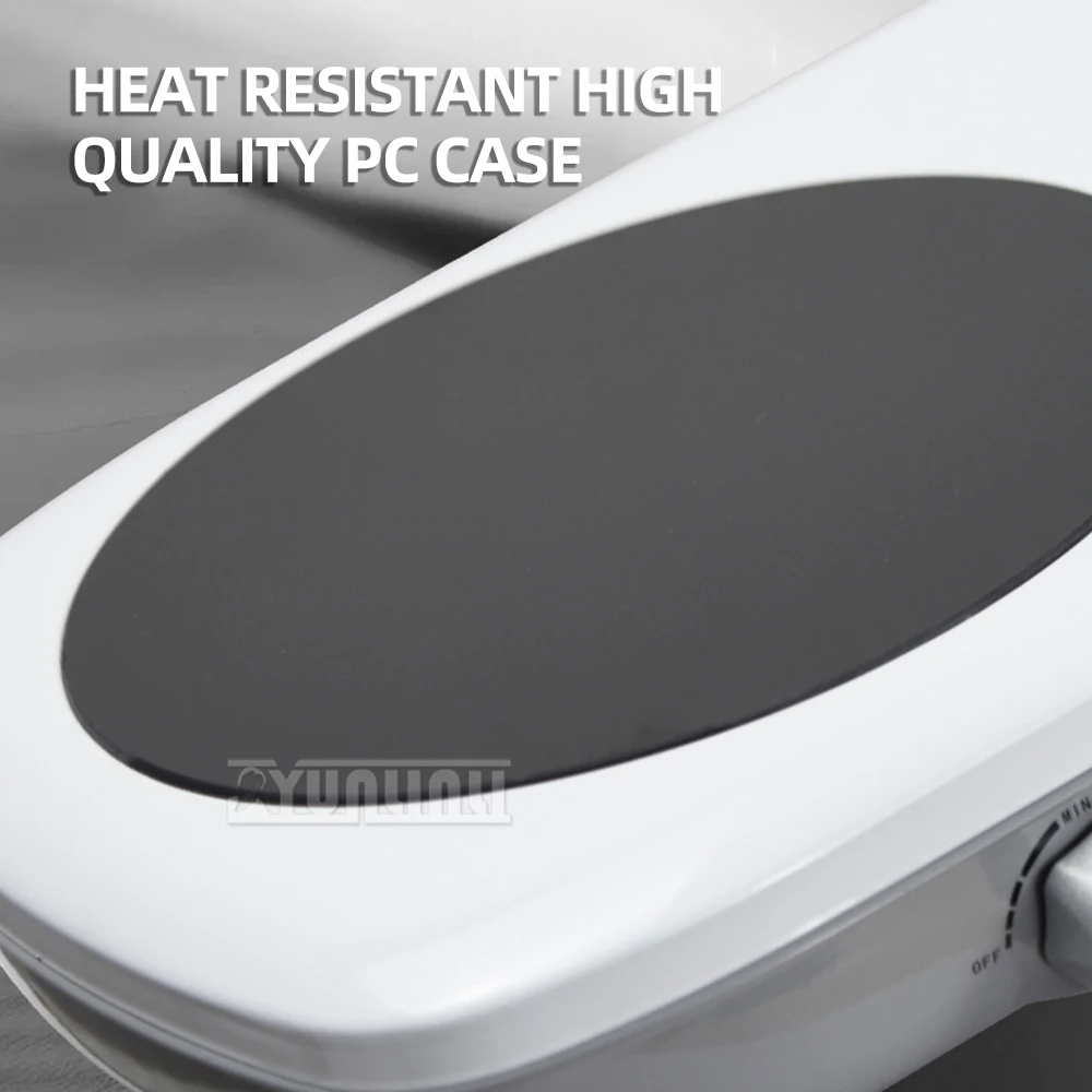 1300W เตาแม่เหล็กไฟฟ้าที่มีประสิทธิภาพรอบจานร้อนไฟฟ้าสําหรับทําอาหารมินิไฟฟ้าเครื่องทําความร้อนเซรามิคในครัวเรือน