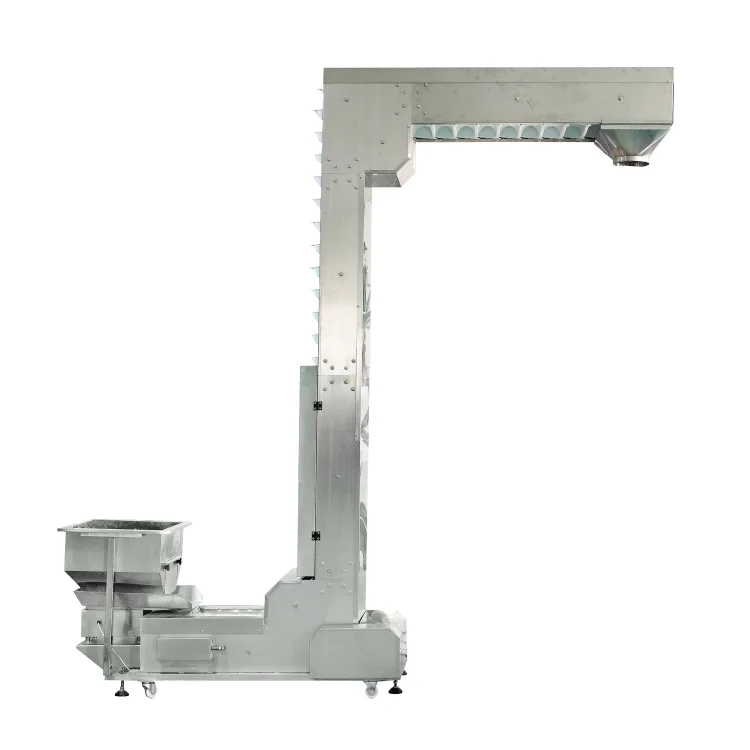 Z Type Elevator for Granule Nuts Dried Food Candy Feeding Machine Granule Feeder Packaging Machinery