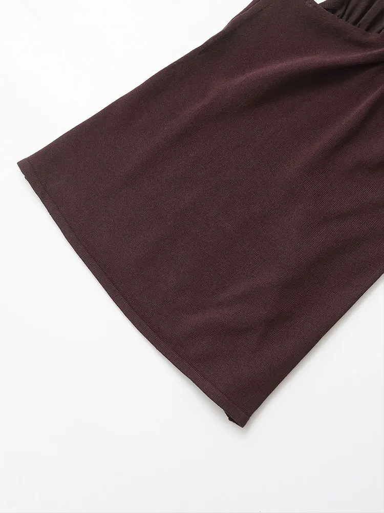 NLZGMSJ Casual Chique Mulheres Tops tricotar Sem Mangas Curto Fino Colete Nova Moda 2025 Primavera Verão Férias Feminino Tops