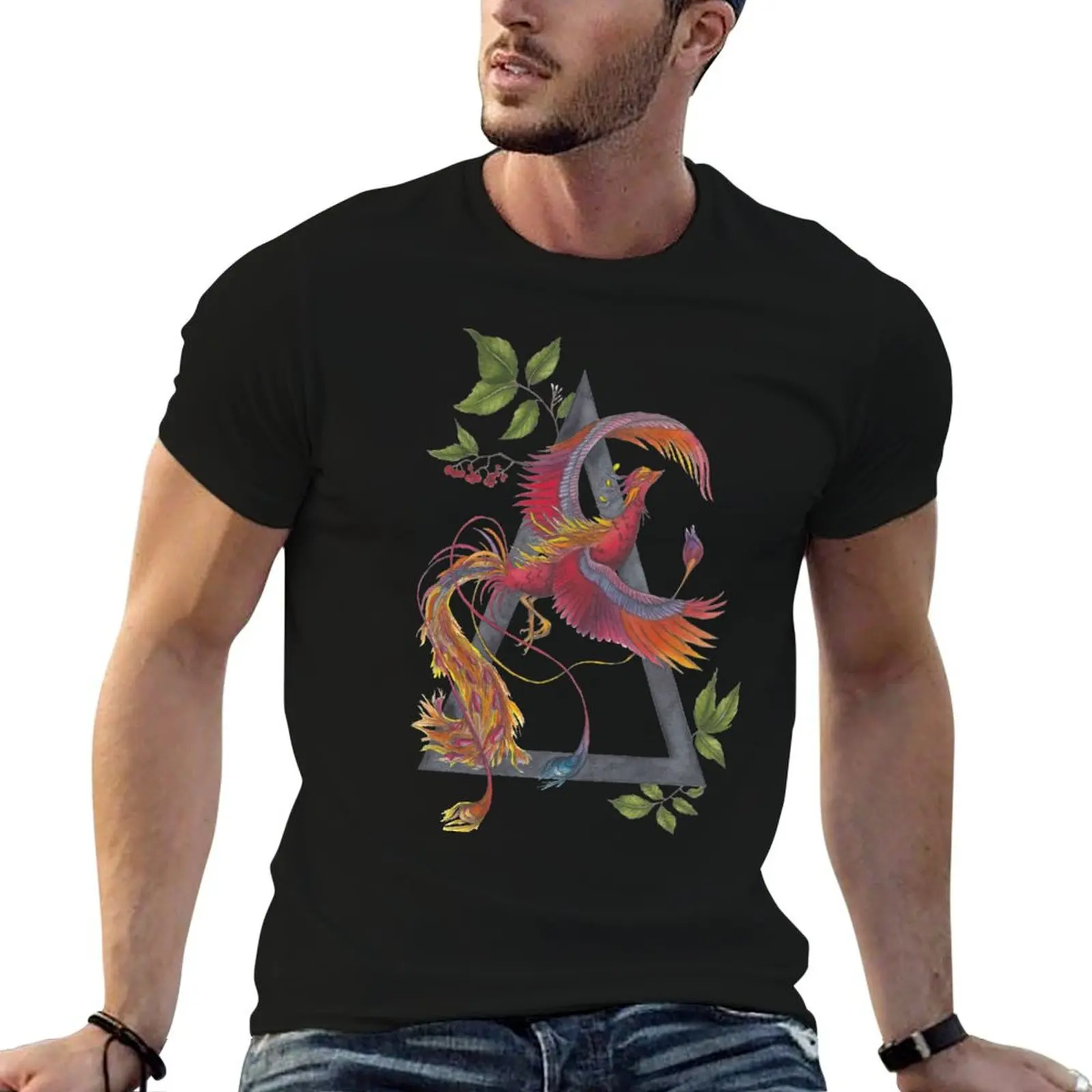 Phoenix Rising - The Alchemy of Fire T-Shirt Soft Lightweight Cotton T-Shirt