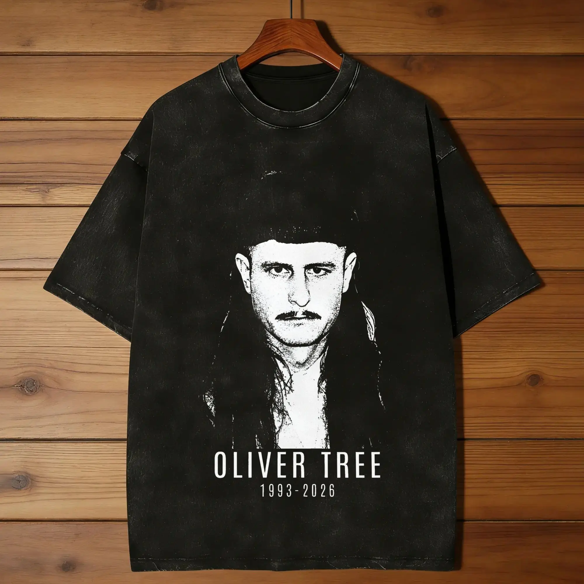 Rest In Peace Oliver Tree 1993-2026  Cotton T-Shirts  Hipster Tee Shirt for Man Summer Y2K Classic Custom DIY Clothing