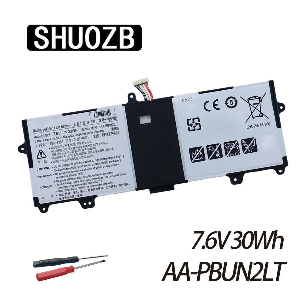 

SHUOZB AA-PBUN2LT Laptop Battery For Samsung ATIV Book 9 900X3L 900X3M NP900X3L-K01CN NT900K3A-K34D NT900X3P NT900X3L AA-PBUN2QT