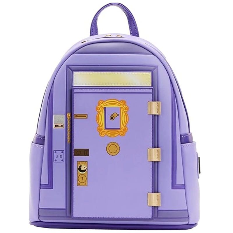 Disney Toy Story Damen-Schultertasche mit doppeltem Riemen, PU-Rucksack, hochwertige Cartoon-Freizeit-Schultasche für Kinder, Geschenk 4