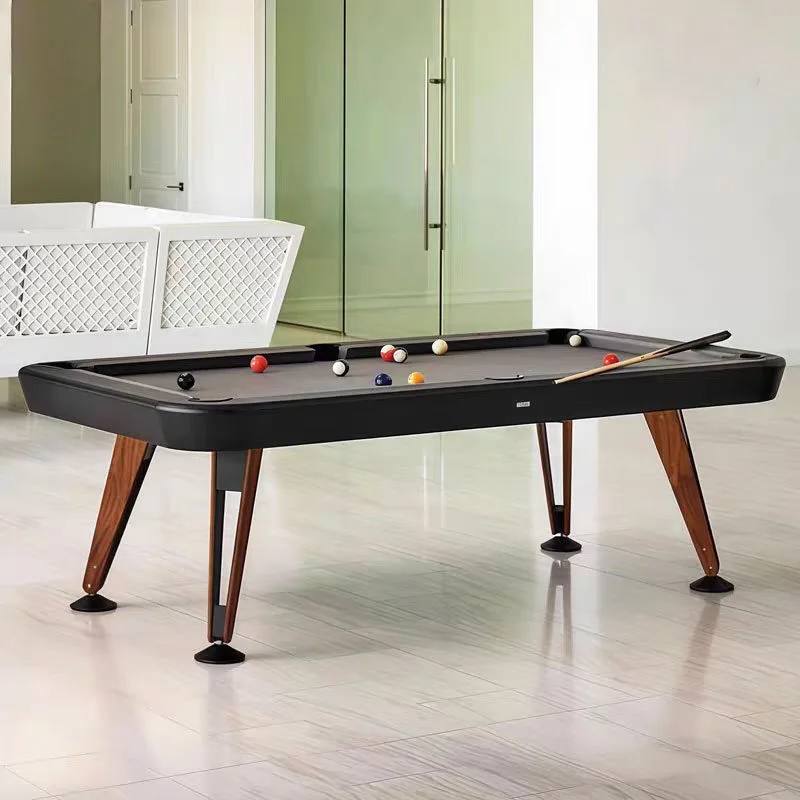 Billiards table Indoor  Commercial black eight solid wood tennis table Multi-function Three-in-one