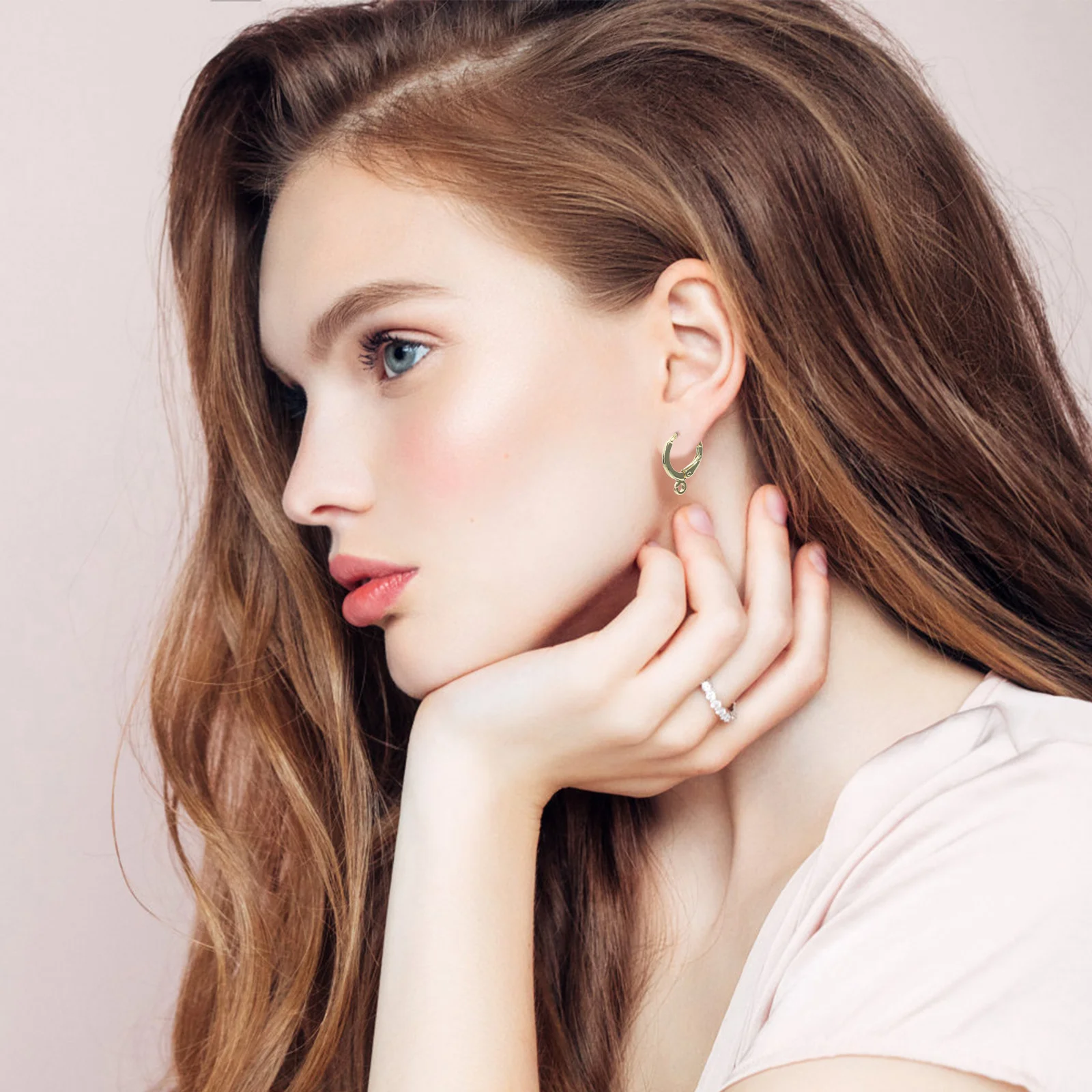 

40 шт., французские крючки для сережек, круглые обручи, фурнитура для ювелирных изделий, принадлежности для изготовления сережек «сделай сам», ювелирные аксессуары ручной работы, металлические серьги