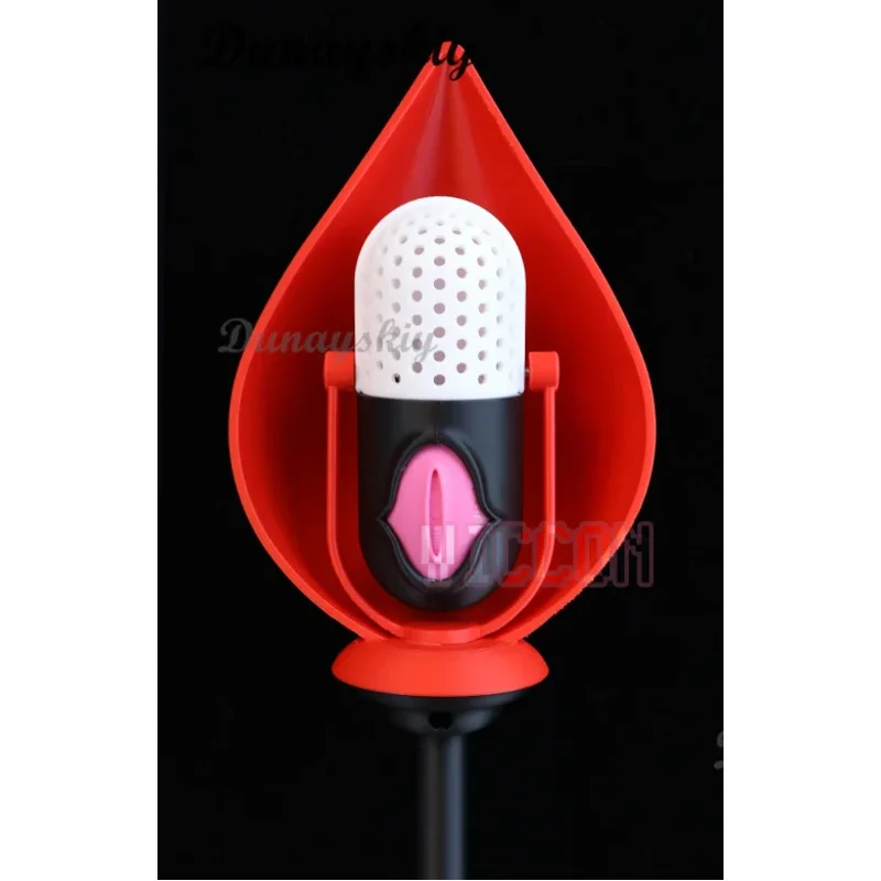 Anime Alastor Cosplay Hotel Staff Microphones 3D Pvc Cane Props Headwear Halloween Carnival Party Accessories Sets 3 Size