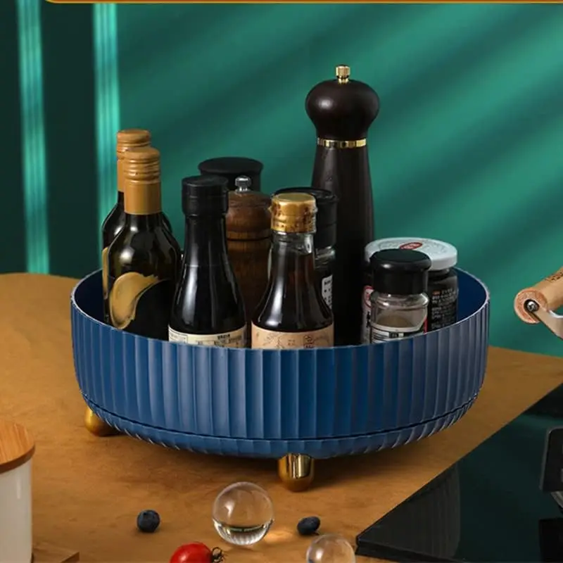 منظم عطور المكياج، ° منظم العناية بالبشرة الدوار، صينية الغرور، منظم مستحضرات التجميل الدوار لخزانة الملابس، الغرور، الحمام #4