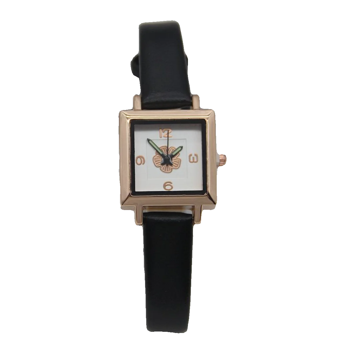 

Stylish and exquisite small square watch, simple temperament small flower women's watch, retro quartz watch