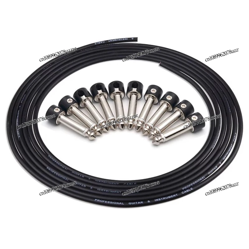 

Solder-free 6.35 Effect Connector Cable, Electric Guitar Bass 3M Cable, Audio Cable