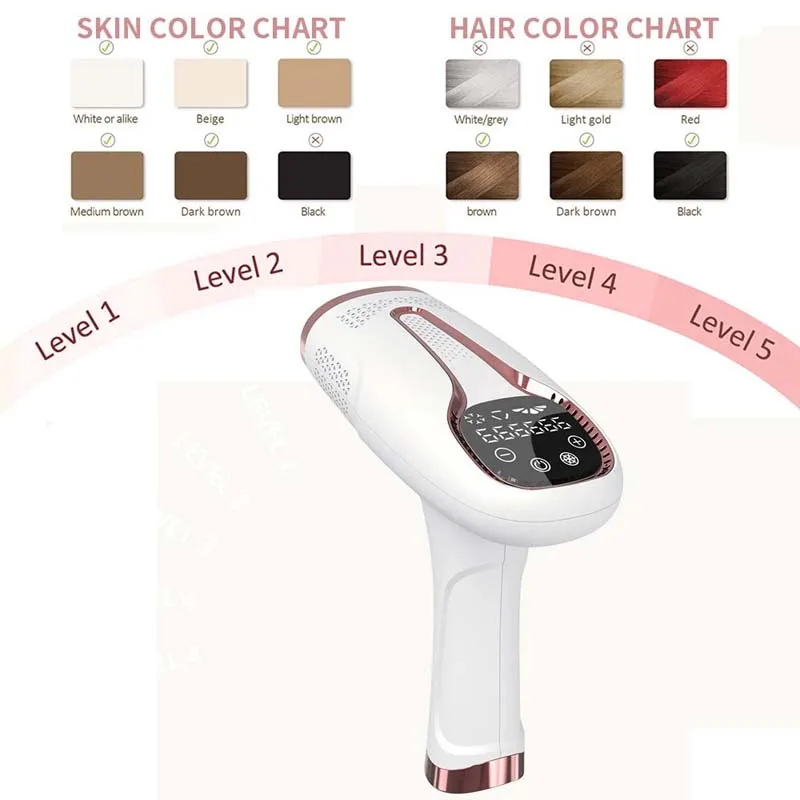 510K Ice Cooling Handset Wireless Depilator Light Portable Home Use Painless Permanent Painless Ipl Remover Laser Hair Removal