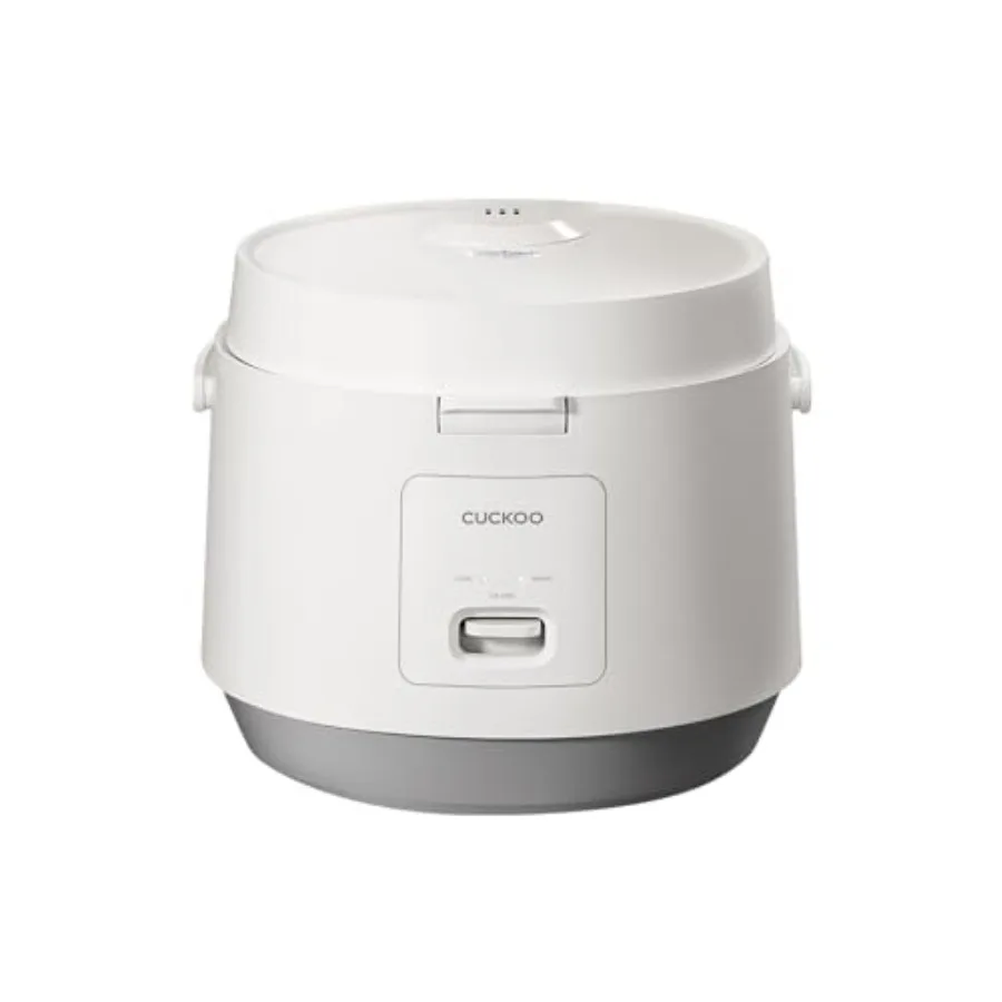 

10-Cup Uncooked 20-Cup Cooked Large Rice Cooker with Nonstick Inner Pot White Auto Keep Warm Steam Tray Easy to Use Kitchen App