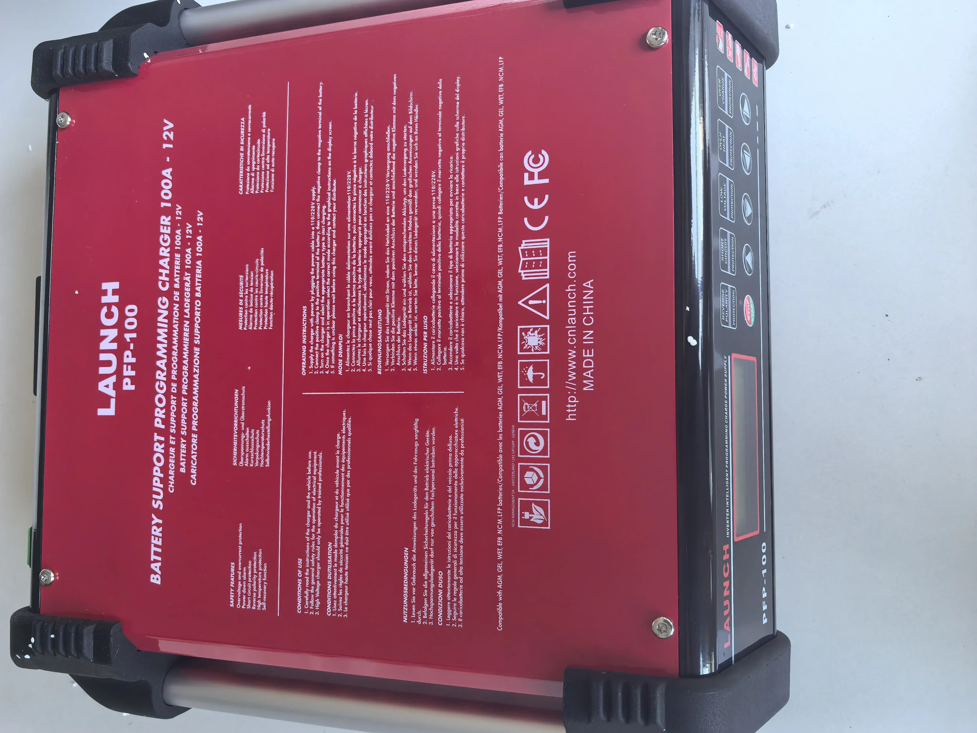 2025 venda quente para PFP-100 estabilizador de tensão automática veículo programação ecu estabilizador automotivo carregador de bateria programação fla