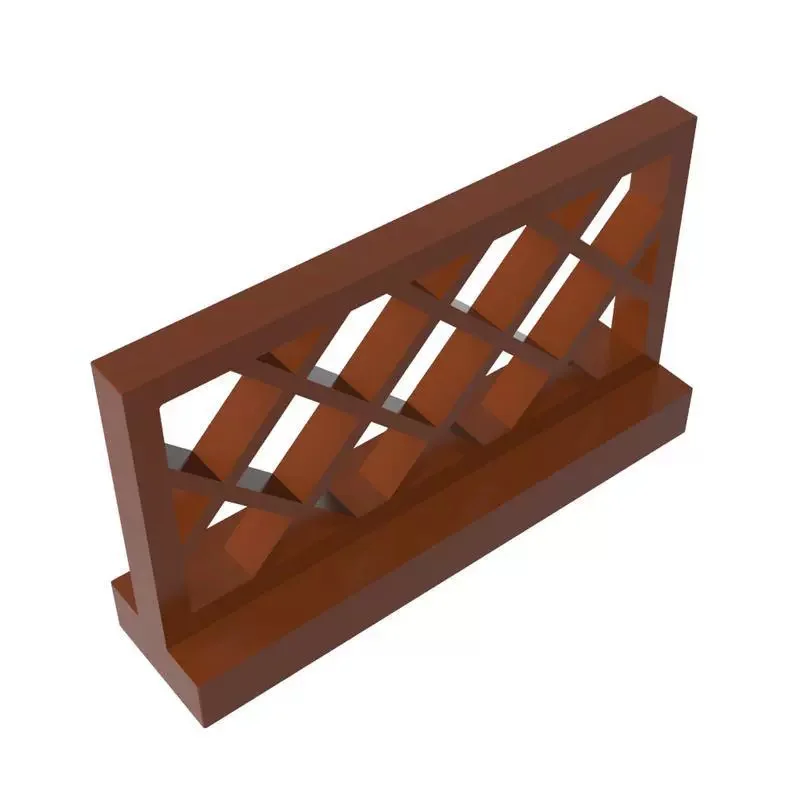 50 Stück Ziegelsteine Zaun 1 x 4 x 2 kompatibel mit 3185 Teilen Kinderspielzeug Bausteine Technik – Detail 3