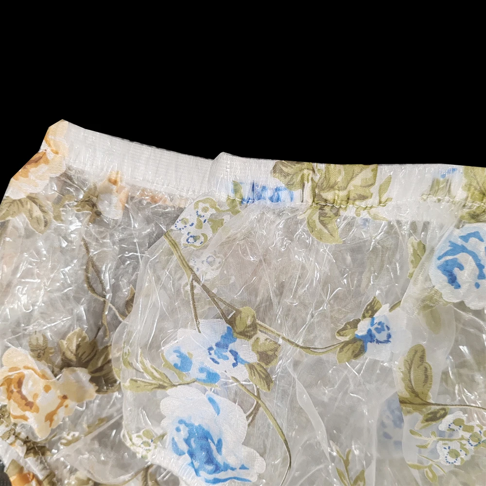 2pcs Printing Adult Diaper Cover Incontinence Underpants Leakproof Panties, Fully Transparent, Unisex ABDL Christmas Gifts