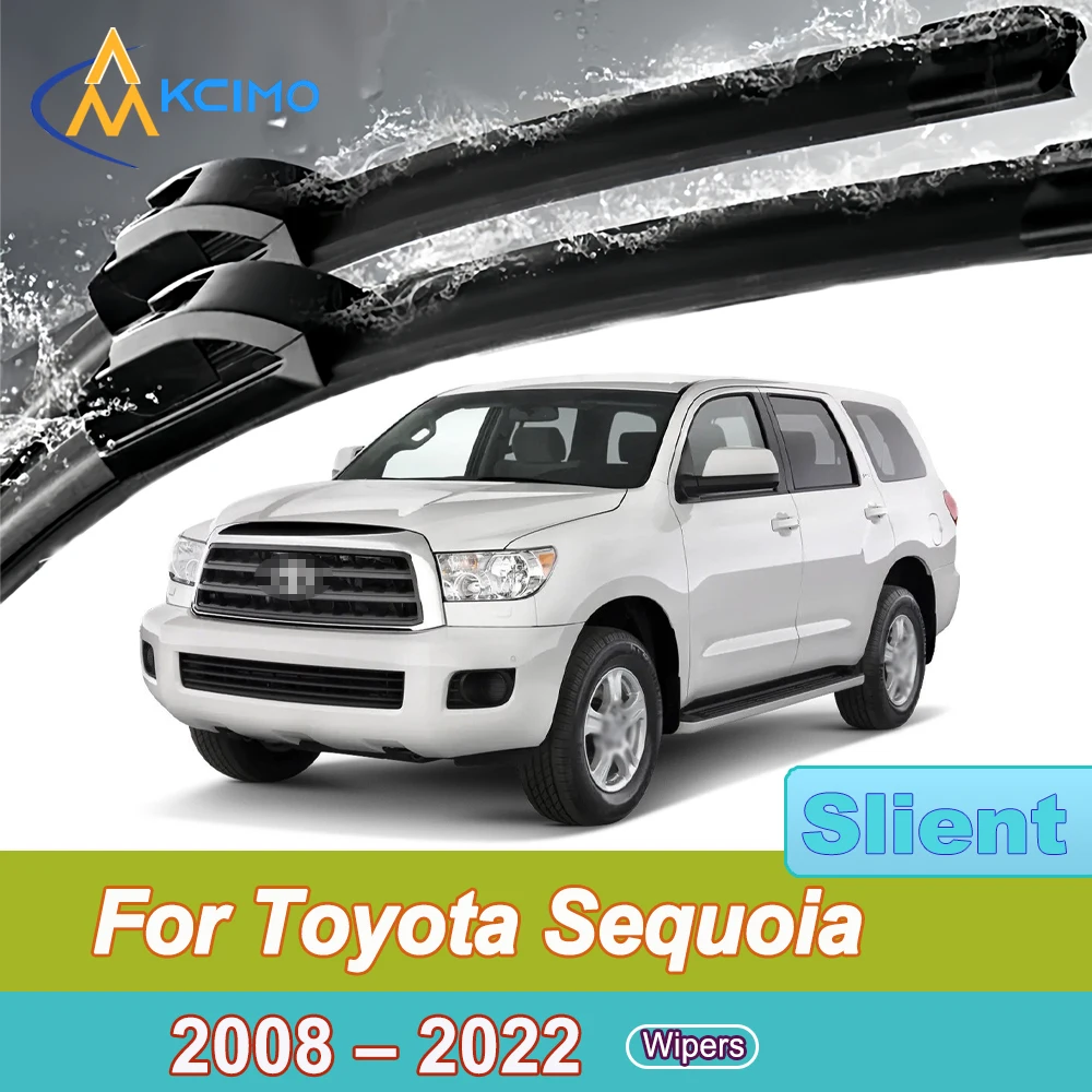 

2pcs Quiet Beam Wiper Blades for Toyota Sequoia XK60 2008-2022 Silent Windshield Wipers with Quick Installation