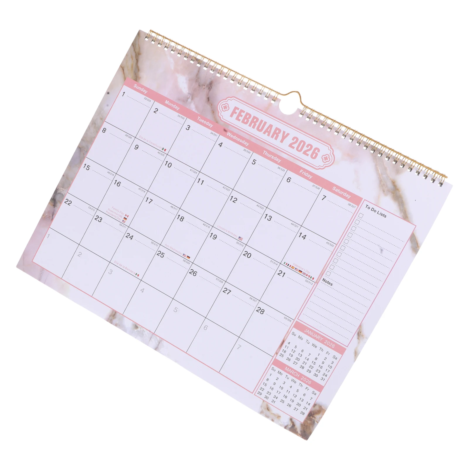 

Hanging Calendar 2025 2026 Full Year English Wall Monthly Design Large Size Paper Family Office School Use