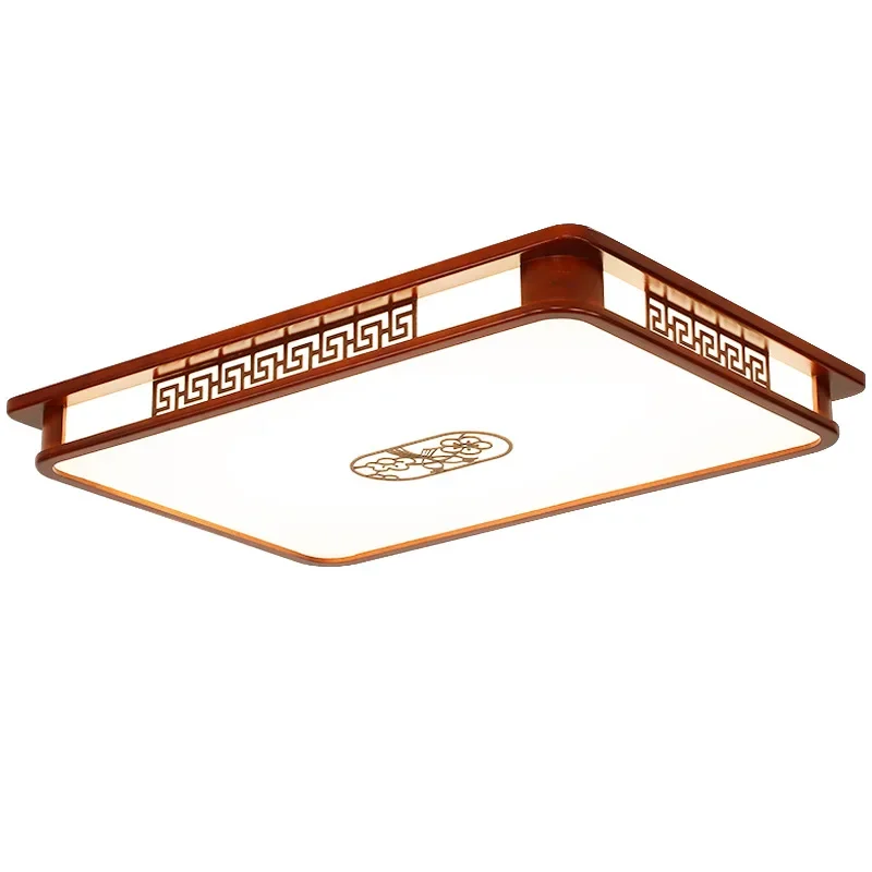 

Chinese led living room ceiling light solid wood dining room bedroom atmosphere