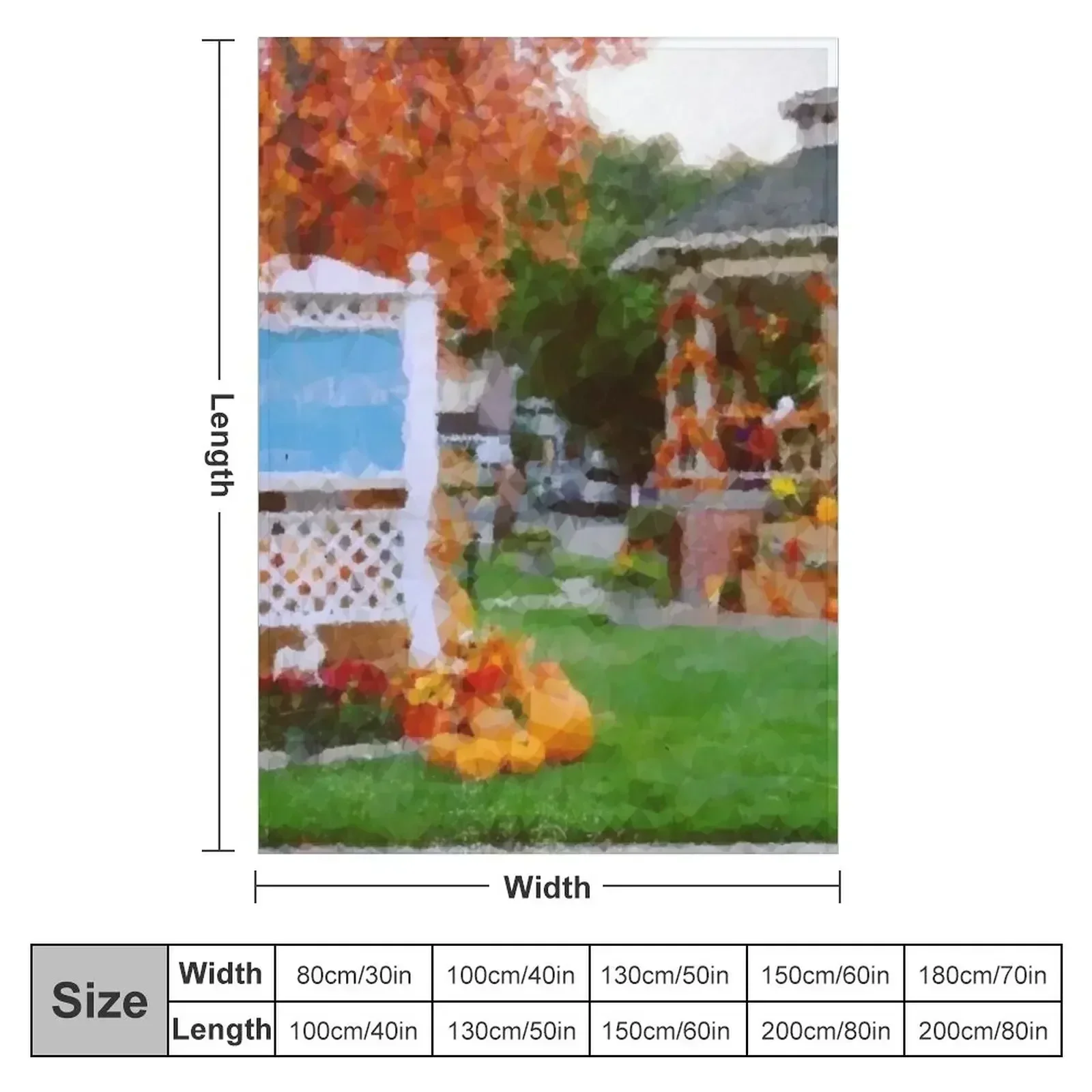 Gazebo - Town Square - Autumn Throw Blanket wednesday Tourist Picnic for winter Blankets